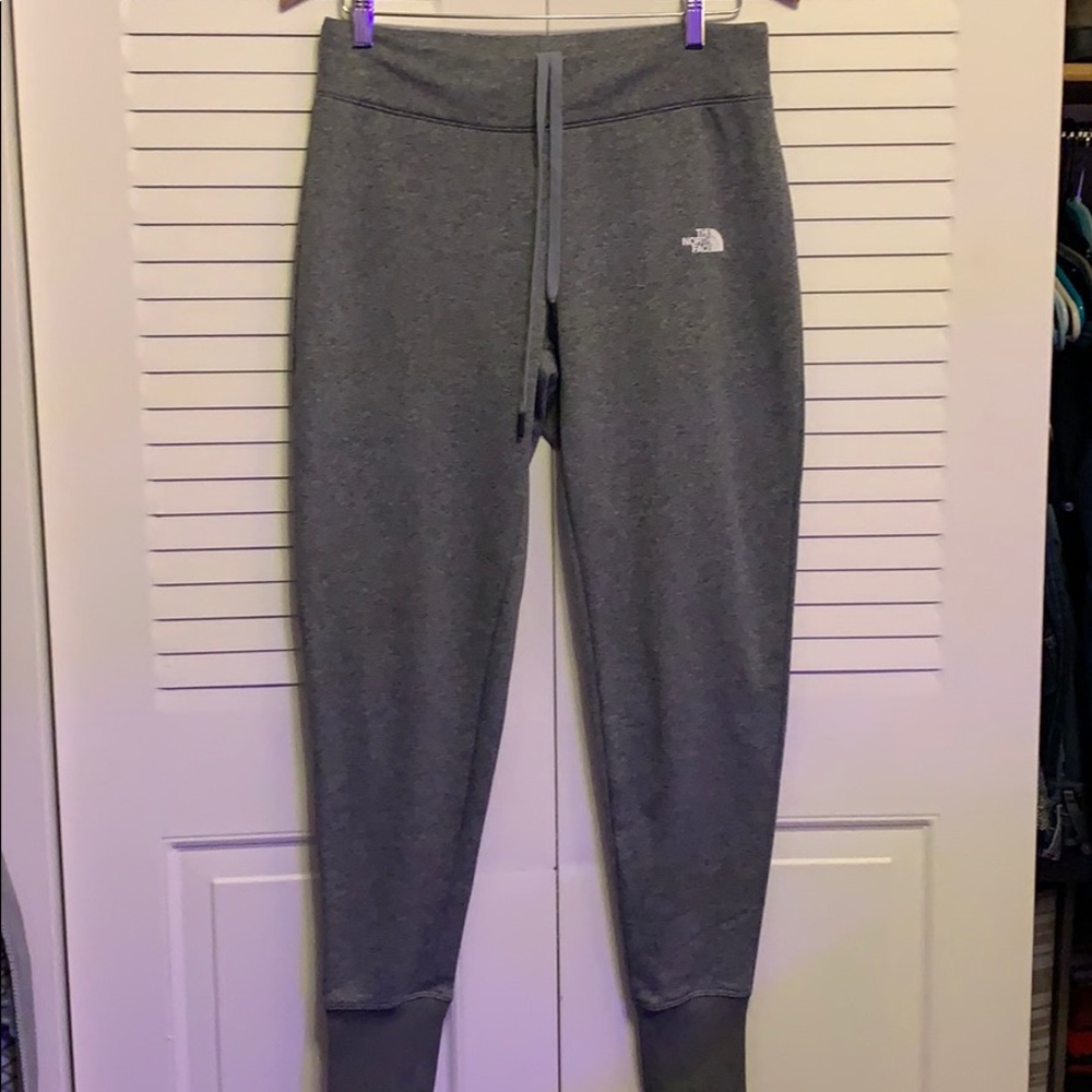 North Face Gray Skinny Leg Sweatpants
